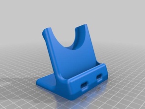 nexus 5 stand wireless charger mobile phone android smartphone solidworks 3d print model - Mito3D