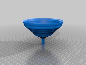 funil a cozinha jantar personalizado funis 3d print model - Mito3D