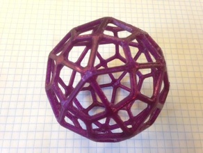 deltoidal hexecontahedron matematik 3dhubs çokyüzlülere kenar denir 3d print model - Mito3D