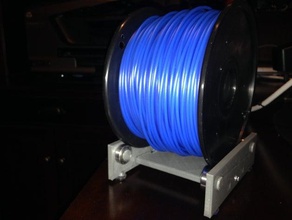 completely 3d printed spool coaster printer accessories bukobot filament printrbot 3d print model - Mito3D