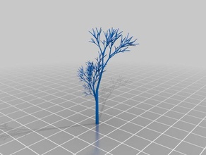 mon personnalisés vraiment récursive arbre aléatoire les mathématiques l'art 3d print model - Mito3D