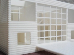 casa klotz edifícios estruturas arquitetura 3d print model - Mito3D