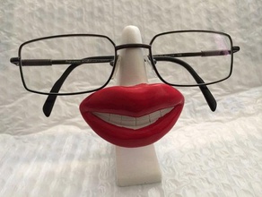 glasses holder her v2 interactive art 3d print model - Mito3D