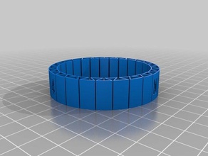 nyc 12 bracelet customizer les bracelets personnalisé 3d print model - Mito3D