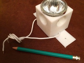 led lamp holder diy 3d print model - Mito3D
