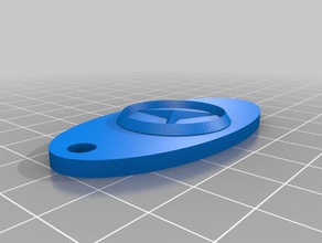 mercedes llavero llaveros personalizado 3d print model - Mito3D