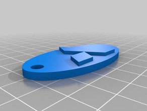 mitsubishi llavero llaveros personalizado 3d print model - Mito3D