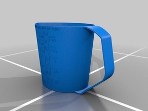 measuring cup other 3d print model - Mito3D