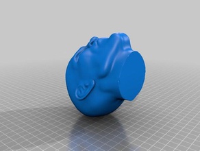 lpa 3d escultura da cabeça esculturas 3d print model - Mito3D