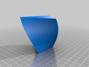 my customized twisted polygon vase 2 containers 3d print model - Mito3D