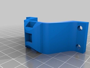 belt mount 3d printer parts anchor linear rail mendelmax y-axis 3d print model - Mito3D