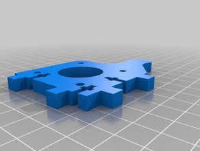 printrbot simple direct drive extruder part e6 3d printer parts 3d print model - Mito3D