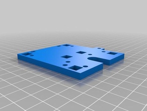 Montage-Platte-Kopf-lite printrbot v21 3d Drucker Teile j-Kopf jhead 3d print model - Mito3D