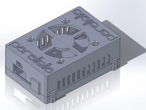 parallella Fall 12v Lüfter revision 10 Elektronik 3d print model - Mito3D