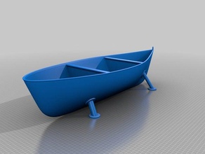 sugar packets holder boat like household supplies 3d print model - Mito3D