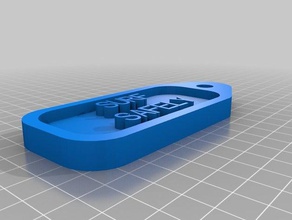 final vielleicht Gepäckanhänger Haushalt angepasst 3d print model - Mito3D