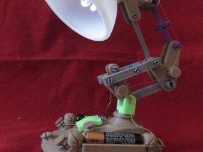 led lampe de bureau l'électronique entièrement imprimables ménage lien 3d print model - Mito3D