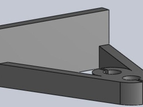 robo3d impresora eje de la varilla soporte impresión 3d print model - Mito3D