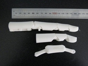 mark3 finger tests robotics anthromod hand robot shapeways 3d print model - Mito3D