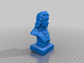 bach models makerbotdigitizer scan 3d print model - Mito3D