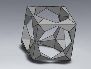 octobot cube math art 3d print model - Mito3D