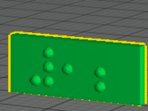 braille numeri 1-12 nemeth numero di codice segno altri 3d print model - Mito3D