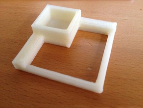 another calibration square 3d printing tests 3d print model - Mito3D