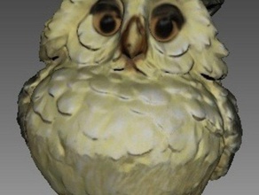 owl sculptures 3d animal artec3d model scan toy 3d print model - Mito3D