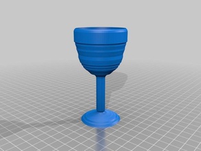 verre pied containers customized 3d print model - Mito3D