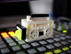 trobok boombox 3d printing ghettoblaster hifi music toys 3d print model - Mito3D