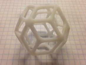 rhombisch triacontahedron math Polyeder 3d print model - Mito3D