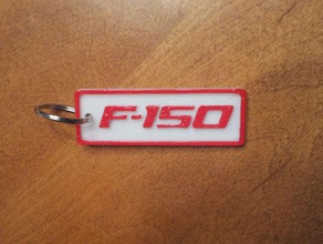 f-150 trousseau de clés automobile 3d print model - Mito3D