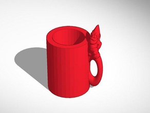 gnome mug kitchen dining coffee mugs cup cups gnomes 3d print model - Mito3D