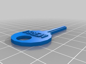 chiavemia de los hogares suministros personalizado 3d print model - Mito3D