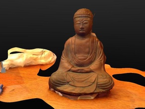 buddha gift my dad sculptures 123d catch precious 3d print model - Mito3D