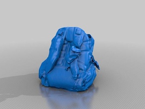 back pack 3d scan printing 3d print model - Mito3D
