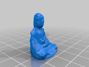 decimato il buddha sculture 3d print model - Mito3D