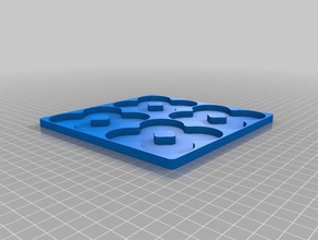 4x4 shot tray organization customized 3d print model - Mito3D