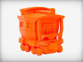clever caboose Fahrzeuge Zug 3d print model - Mito3D
