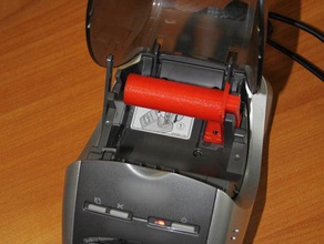 étiquette porte-papier ql 570 bureau de l'imprimante remplacement 3d print model - Mito3D