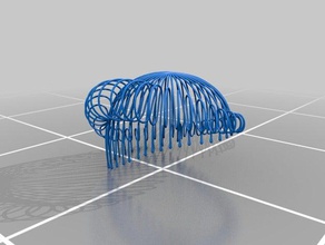 digital de la dualidad interactivo art sombrero kelsey thornton código qr 3d print model - Mito3D