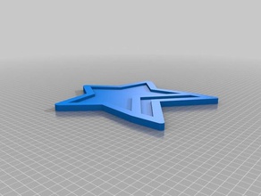 starfighter necklace jewelry 3d print model - Mito3D