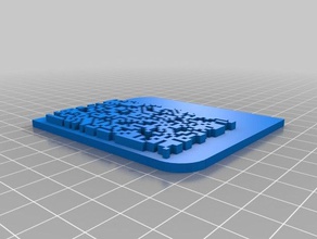 etude código qr organização personalizado 3d print model - Mito3D