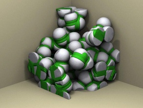 procedurali materiale composito macro schiuma per la matematica delauney volumetrica voronoi voxel 3d print model - Mito3D