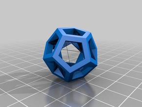 dodecaherdon math art customized 3d print model - Mito3D