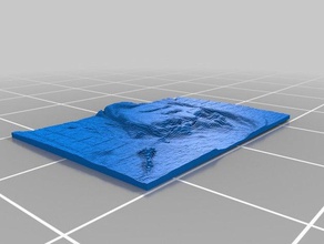 immagine mappa di altezza programma interattiva arte 3d print model - Mito3D