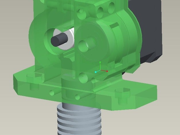 direct drive extruder 175 mm material 3d printer extruders 3D print model - Mito3D