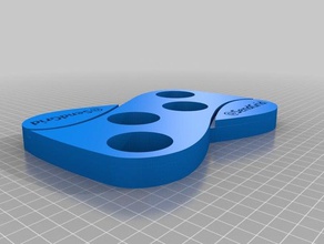 sendgrid shot tray 3d printing makerland 3d print model - Mito3D