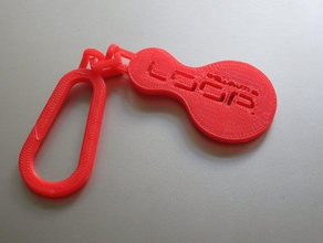 looped 2014 carabiner keychains openscad 3d print model - Mito3D
