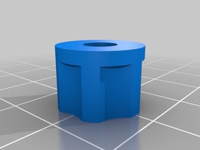 parametric thumb nuts parts 3d print model - Mito3D